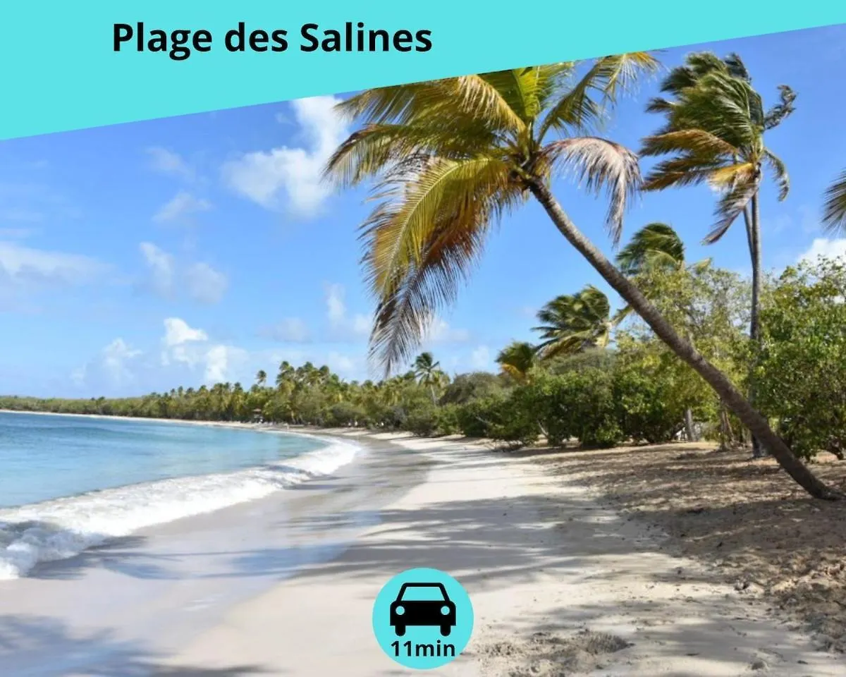Plage 2 Min A Pied Terrasse Piscine Sainte-Anne Lägenhet