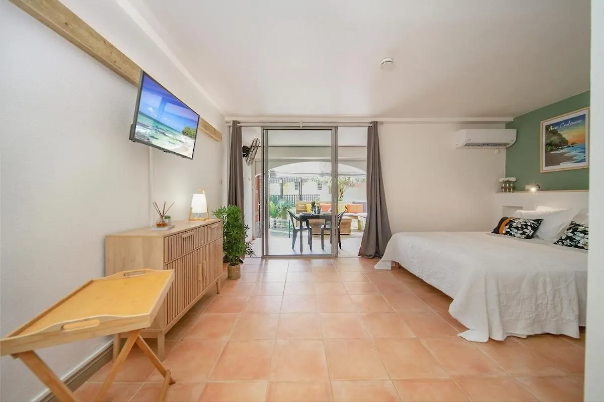 Plage 2 Min A Pied Terrasse Piscine 圣安娜 公寓
