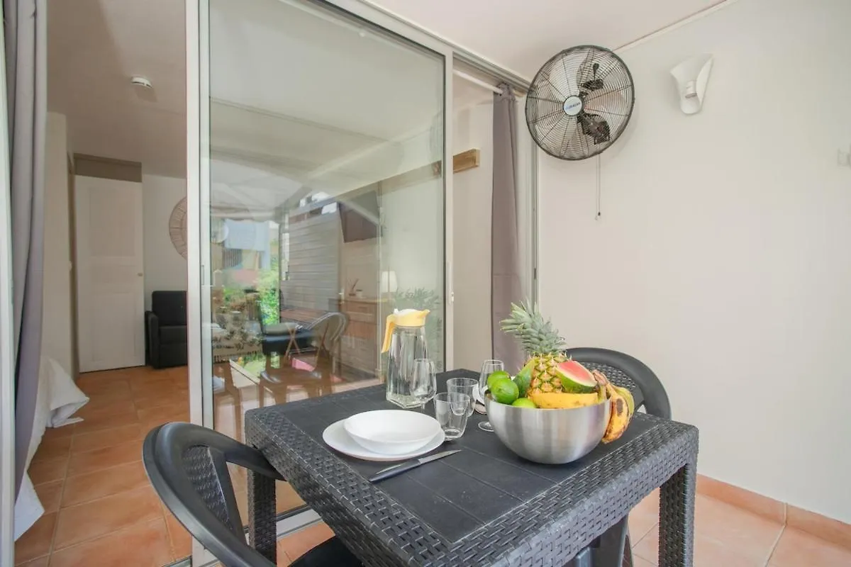 公寓 Plage 2 Min A Pied Terrasse Piscine 圣安娜